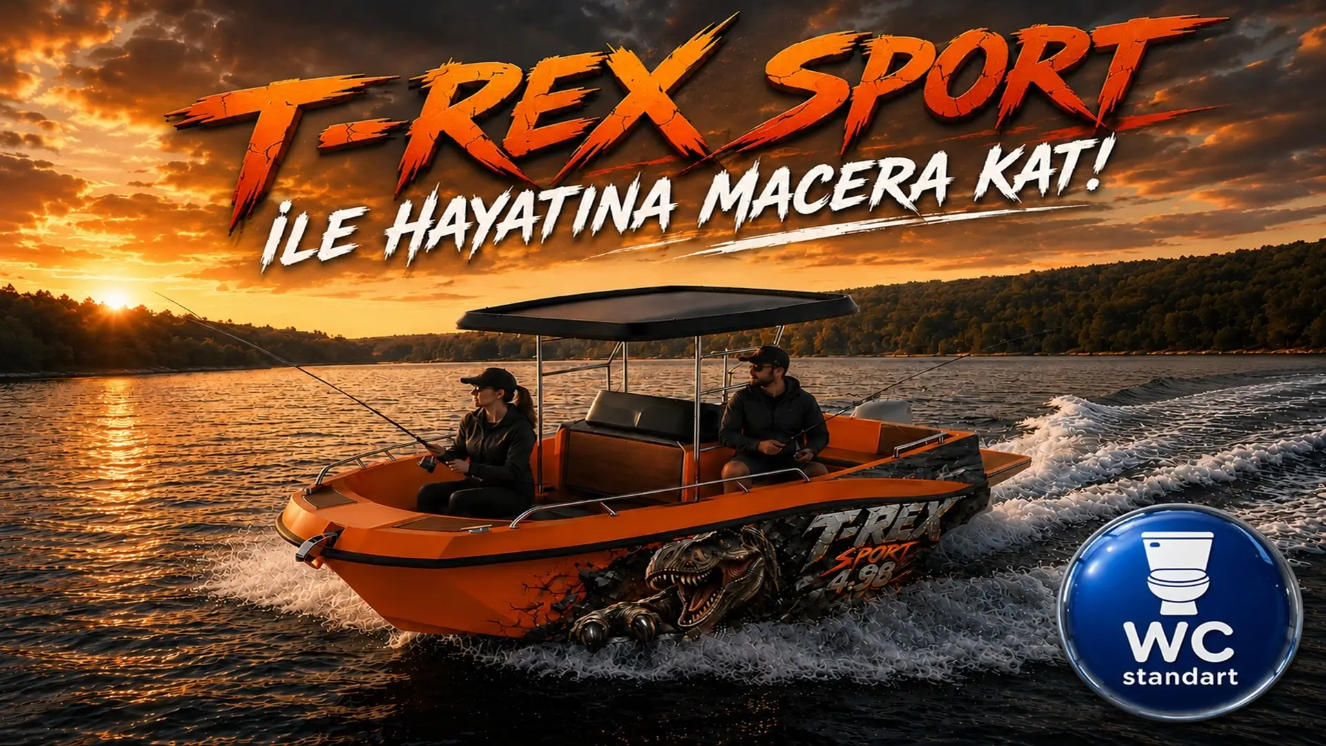 T-Rex Marine Fisher 4.98 teknesinin afiş görünümü